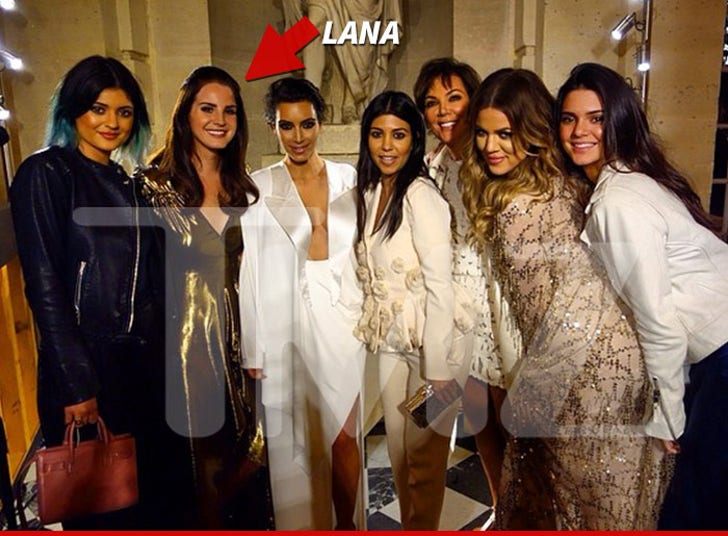 Kim Kardashian Kanye West Wedding -- TMZ Crashes Nuptials :: 0523-llana-del-rey-kardashians-instgram-wm-3