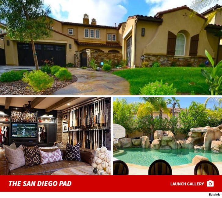 San Diego Padres Closer Heath Bell Lists Home