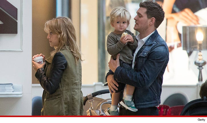 Michael Buble -- Toddler Son Hospitalized After Scalding :: 0626-michael-buble-family-getty-4
