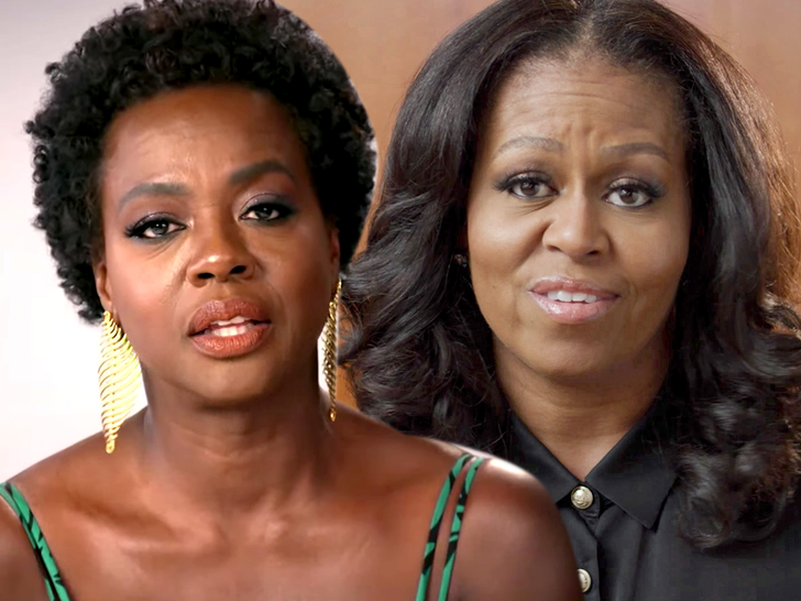viola davis michele obama getty
