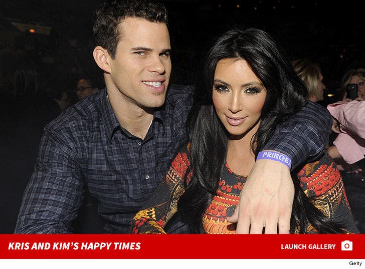 Kim Kardashian and Kris Humphries -- Happier Times