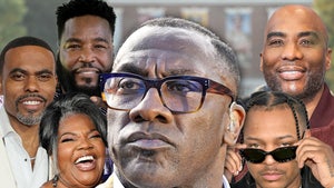 Shannon Sharpe Charlamagne, Mo'Nique, Dr. Umar, Lil Duval  Bow Wow main getty shutterstock composite