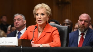 Linda McMahon arrives to testify before the Senate Health, Education, Labor and Pensions Committee shane McMahon triple h stephanie McMahon