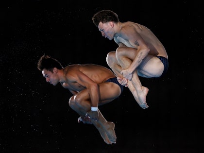 Tom Daley And Noah Williams Diving Together At The 2024 Summer Olympics photos 4