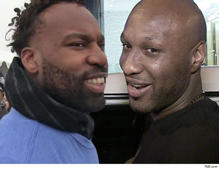 Lamar Odom -- Real Offer to Join Basketball Team From :: 0420-baron-davis-lamar-odom-tmz-6