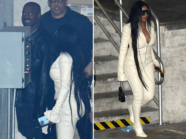 Kanye Spotted with Chaney Jones at 'Donda 2' Event