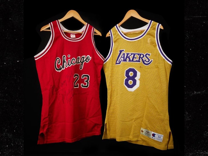 michael jordan kobe bryant jersey auction