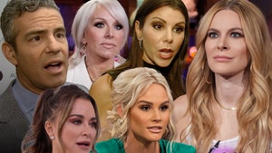 0301 andy cohen Margaret Josephs, Kyle Richards, Heather Dubrow and Meghan King leah mcsweeney getty Comp