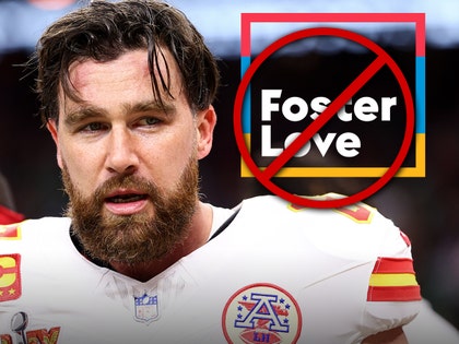 travis kelce foster love donations getty 1