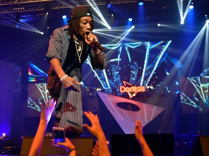 Wiz Khalifa Performing Music On Stage 2
