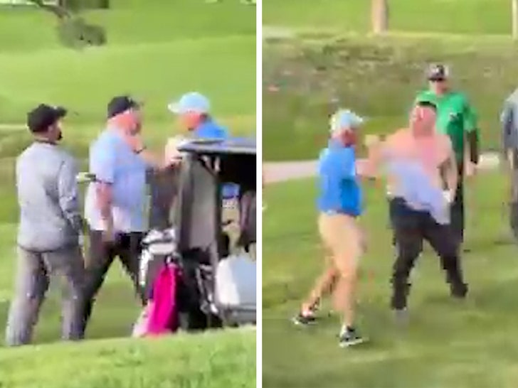 Golfer Fight