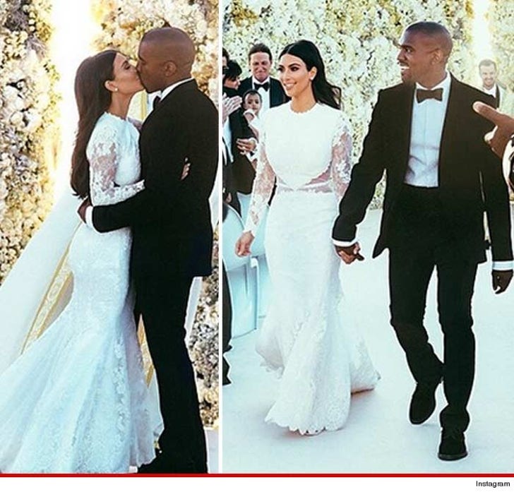 Kim Kardashian Kanye West's First Kiss NO TONGUE :: 0527-kim-kardashian-wedding-instagram-3
