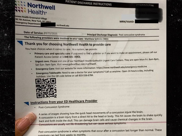 bri stern medical discharge