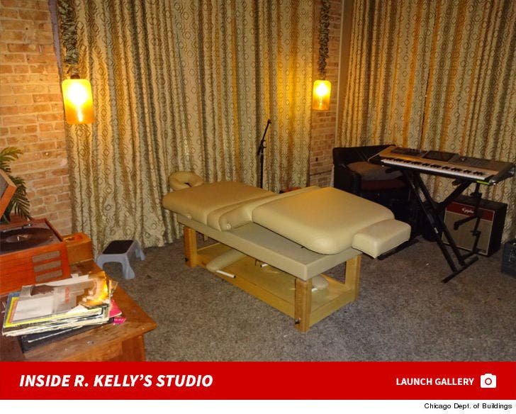 Inside R. Kelly's Studio