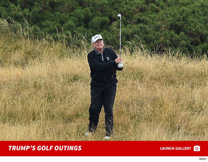 Donald Trump's Presidential Golf Outings