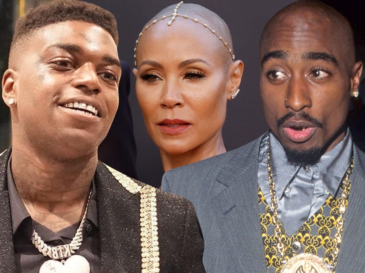 Jada Pinkett Smith, Kodak Black, Tupac Shakur