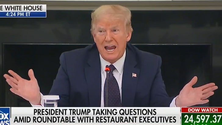 President Trump is going all-in on pushing hydroxychloroquine as a way to fight the coronavirus ... because he says he's taking the stuff himself!!!