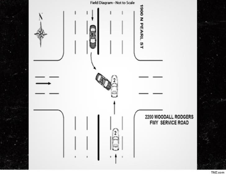 Johnny Manziel -- Military Witness In Hit-and-Run 'Didn't Seem Drunk' :: 0705-johnny-manziel-crash-diagram-sub-tmz-4